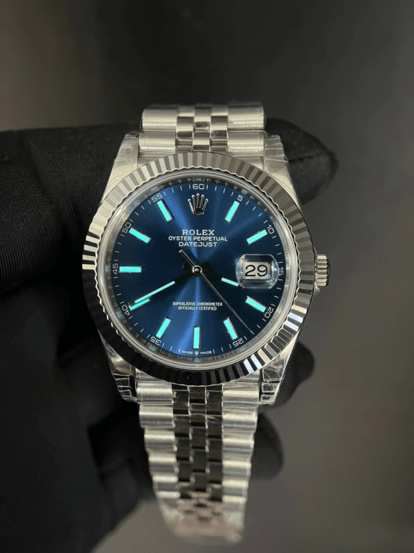 Rolex Datejust, 41 Blue Dial Jubilee Band - Image 2