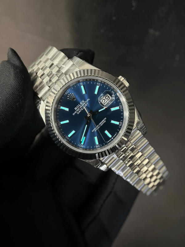 Rolex Datejust, 41 Blue Dial Jubilee Band